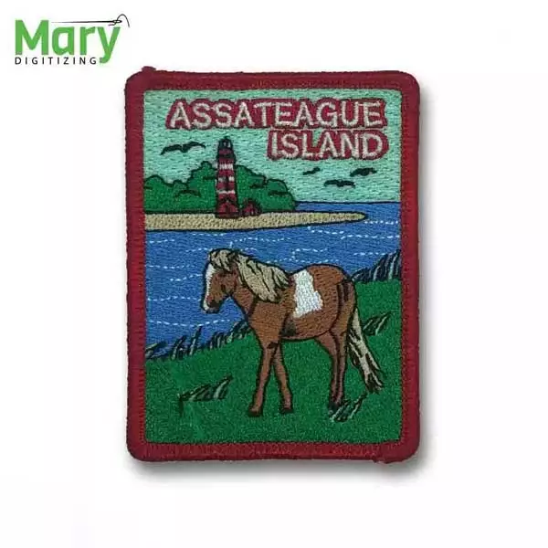 Horse embroidery patches